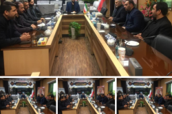 دیدار رییس و اعضای شورای اسلامی شهر با فرماندار به مناسبت هفته دولت