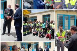دیدار شهردار منطقه دو با کارگران شهرداری به مناسبت روز کارگر