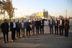 بازدید رئیس و اعضای شورای اسلامی شهر و شهردار اسلامشهر از پروژه های سطح منطقه چهار