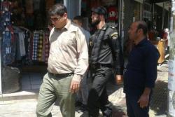 برخورد با اصناف مزاحم در خیابان باغ فیض با همکاری نیروی انتظامی