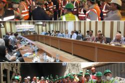 بازدید جمعی از اعضا نظام مهندسی اسلامشهر از پروژه مترو اسلامشهر