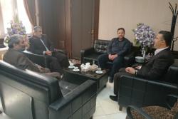 بازدید رئیس حراست شهرداری اسلامشهر از شهرداری منطقه یک