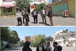 بازدید عضو شورای اسلامی شهر از مدرسه دخترانه پروین اعتصامی
