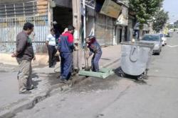 نصب بیش از 15 مورد زیر مخزنی در خیابان محمدیه منطقه دو