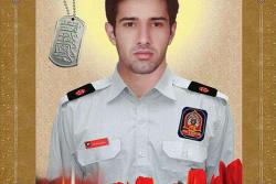 پیام تسلیت رئیس آتش نشانی اسلامشهر به مناسبت شهادت آتش نشان مرتضی حیدری