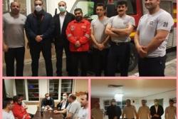 بازدید شبانه شهردار اسلامشهر از ایستگاه های آتش نشانی