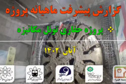 گزارش ماهیانه پیشرفت پروژه حفاری تونل  مکانیزه مترو اسلامشهر در آبان ماه: