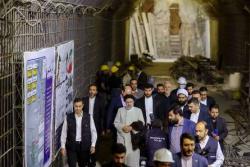 بازدید رییس جمهور از روند احداث مترو اسلامشهر