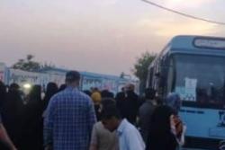 مشارکت ناوگان حمل و نقل عمومی شهرداری اسلامشهر در برگزاری اجتماع دهه نودی ها