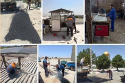 بخشی از اقدامات واحد امانی معاونت خدمات شهری شهرداری اسلامشهر از ابتدای مرداد ماه سالجاری :