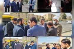 بازدید اعضای شورای اسلامی شهر از پروژه های عمرانی جاری در سطح منطقه دو