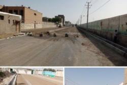 اجرای عملیات زیرسازی خیابان 24 متری کنار گذر ریل راه آهن