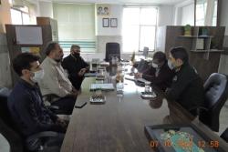 ملاقات مسئولین شهرداری منطقه یک با فرمانده یگان امداد نیروی انتظامی پلیس راهور و کلانتری 16 اسلامشهر