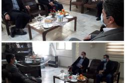 دیدار مدیر منطقه دو با رئیس اداره ثبت احوال شهرستان به مناسبت روز ملی ثبت احوال