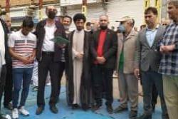 استقبال بی نظیر شهروندان اسلامشهری از ایستگاههای فرهنگی مستقر در مسیر راهپیمایی روز جهانی قدس