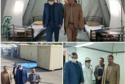 بازدید رئیس شورای اسلامی شهر اسلامشهر از نقاهتگاه "شهدای سلامت"