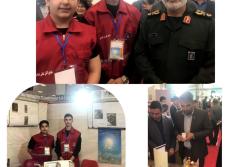 شرکت تیم رباتیک آتش نشان داوطلب آتش نشانی اسلامشهر در نمایشگاه دستاوردهای پژوهشی سمپاد تهران