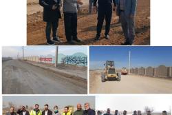 بازدید شهردار اسلامشهر و رئیس کمیسیون خدمات شهری شورای اسلامی شهر  از پروژه احداث جاده اضطراری آرامستان دارالسلام