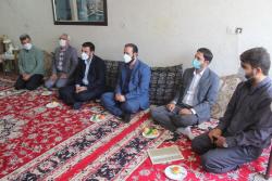 دیدار رئیس و اعضای شورای اسلامی شهر با خانواده شهید مدافع حرم محمود شفیعی