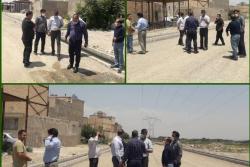 بازدید معاونین شهردار از پروژه احداث کانال فاضلاب شهری در منطقه شش