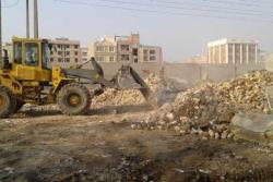 جمع آوری و پاکسازی نخاله های درون شهری  اسلامشهر