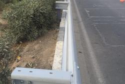 اصلاح و تعمیر علائم و تجهیزات ترافیکی( گاردریل ) در بلوار الغدیر