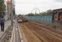 اجرای عملیات زیرسازی آسفالت خیابان جدیدالاحداث جنب پارک تقوی